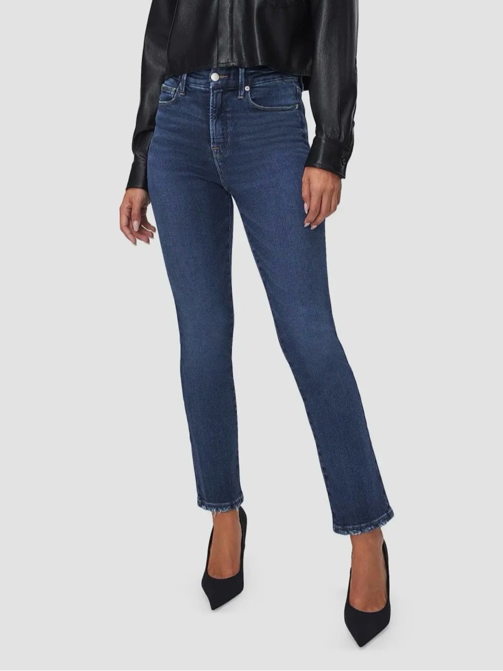 Good American Good Straight Leg Women’s Jeans - Indigo Size 2